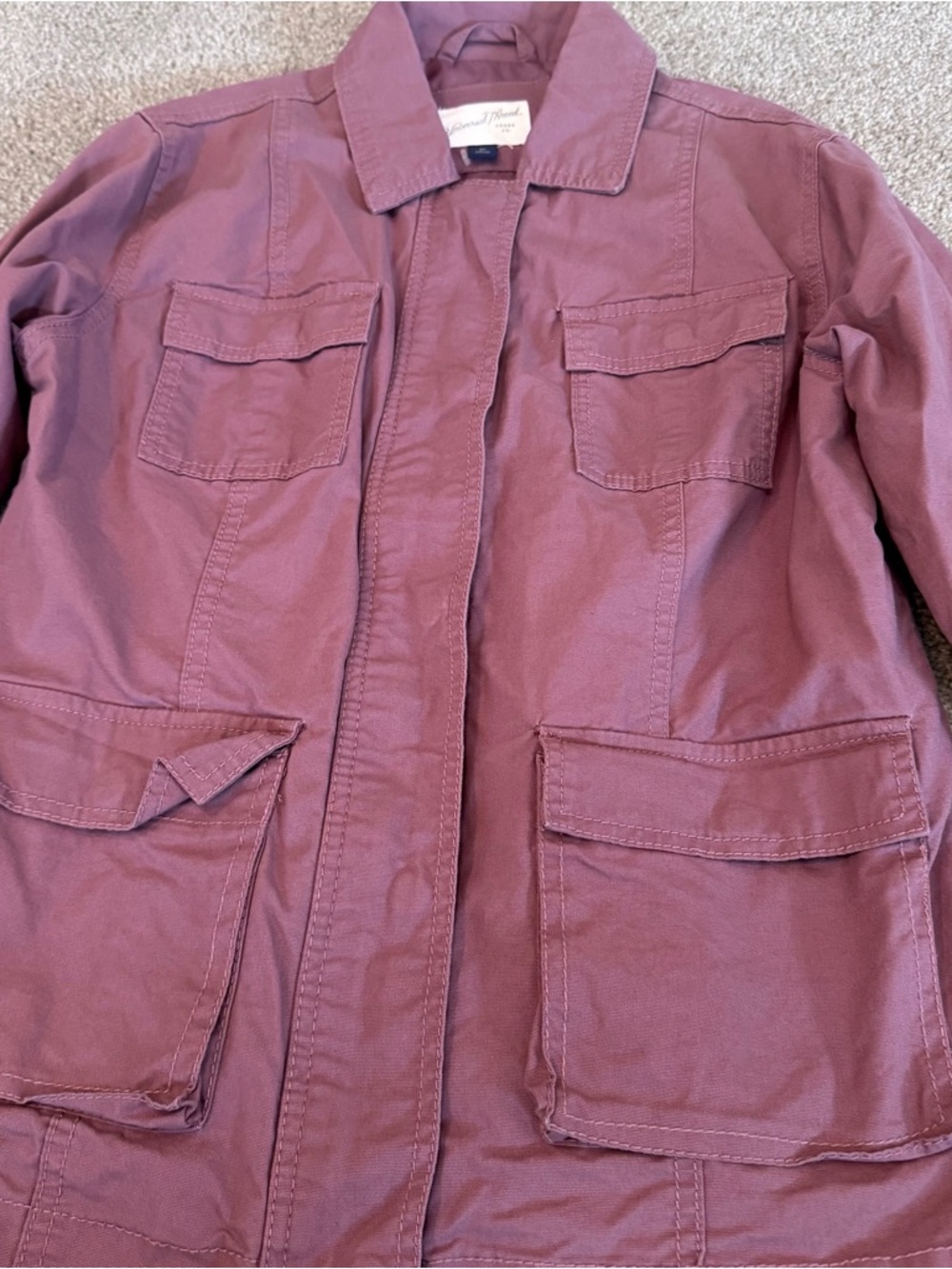 Women's Universal Thread Anorak Utility Jacket Mauve Purple Size XS - Picture 2 of 7